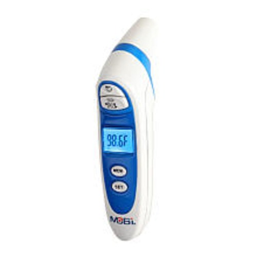Mobi Technologies Dualscan Prime Thermometer, White/Blue