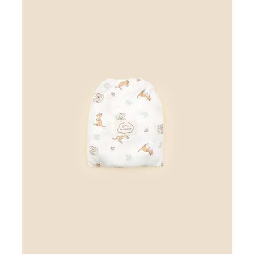 Bamboo Bassinet Sheet - Kangaroo & Koala