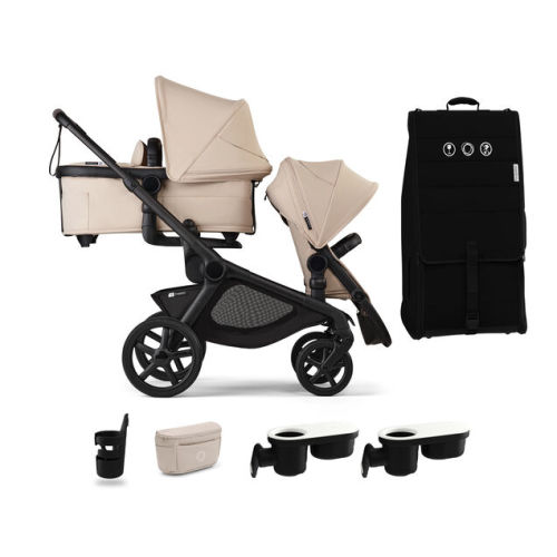 Kangaroo Tandem Stroller Travel-ready Bundle