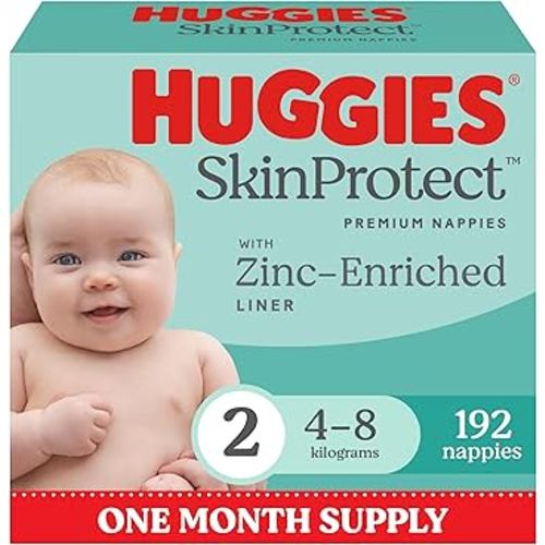Huggies Infant Nappies Size 2 (4-8kg) 192 Count - One Month Supply (Packaging May Vary) : Amazon.com.au: Baby