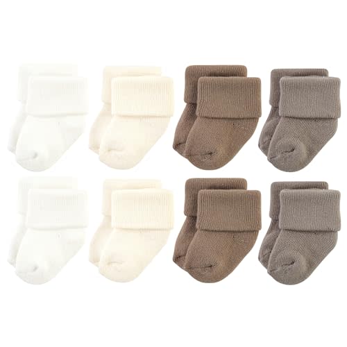 Hudson Baby baby-girls Cotton Rich Newborn and Terry Socks