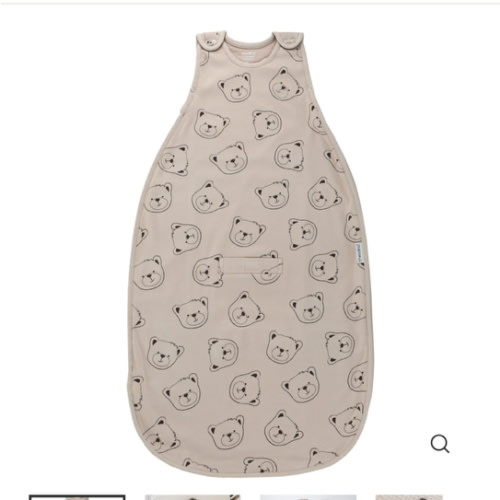 4 Season® Ultimate Baby Sleep Bag, Merino Wool & Organic Cotton, Teddy Bear