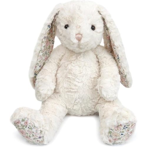 MON AMI Faith Bunny Large Stuffed Animal – 28” Cream, Soft & Cuddly, Huggable Rabbit Plush Toy, Nursery Décor for Kids of All Ages