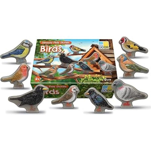 Yellow Door Sensory Play Stones - Birds - Set of 8