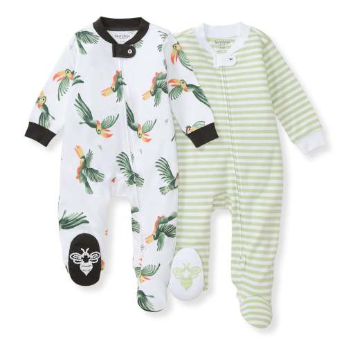 Toucan Organic Cotton Sleep & Play - 2 Pack – Burt's Bees Baby