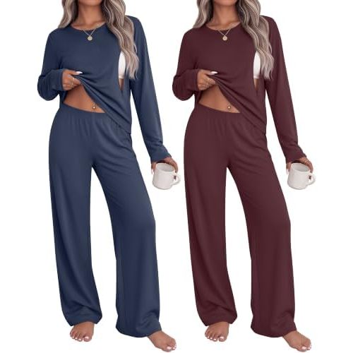 2 Pack Maternity Nursing Pajamas Postpartum Sets