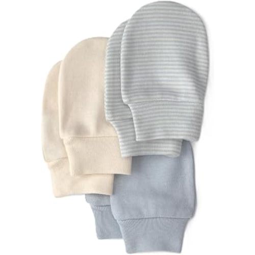 Carter's Baby Girls' 3-Pack Scratch Mittens Set