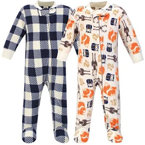 Hudson Baby Unisex Baby Fleece Sleep and Play