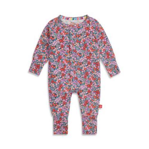 Baby Girls Gilded Lily Magnetic Footie Pajama