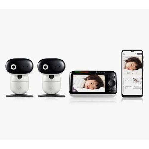 Motorola PIP 1610-2 HD Connect 5.0" WiFi HD Motorized Video Baby Monitor with 2 Cameras