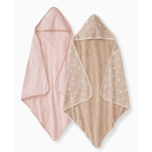Burt's Bees Baby Organic Hooded Towels (2-Pack) - Whimsical Floral