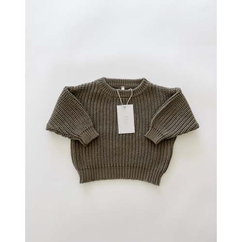 ‘Oak’ Chunky Knit Sweater – Oat Co