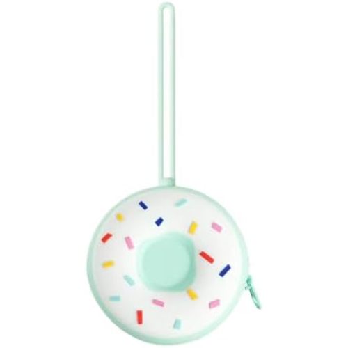 Baby Pacifier Holder Case – BPA-Free Silicone Donut Design | Travel Pacifier Case for Diaper Bag Essentials