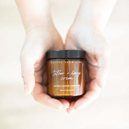 Fragrance Free Tallow + Honey Cream for Sensitive Skin