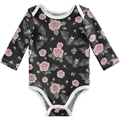 Baby Girls Boys Bodysuit Cotton Long Sleeve Rompers One Piece Baby Clothes Outfits for Newborn Infant 0-24 Month
