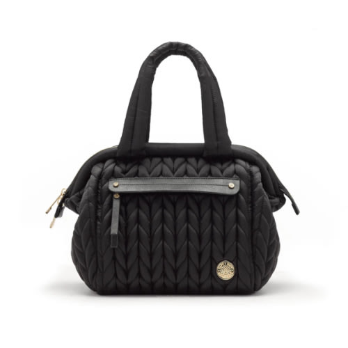 Paige Mini Diaper Bag - Small Black Baby Bag
