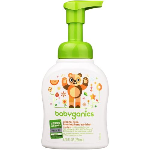 Babyganics The Germinator Alcohol Free Foaming Hand Sanitizer Tangerine - 8.45 fl oz