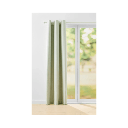 Monaco Eyelet Block Out Curtain - Sage - 120cm x 213cm