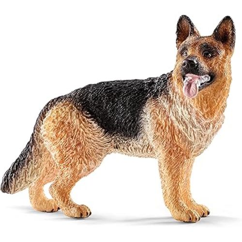 Schleich Farm World, Realistic Animal Toys for Boys and Girls, German Shepherd Dog Toy Figurine, Ages 3+