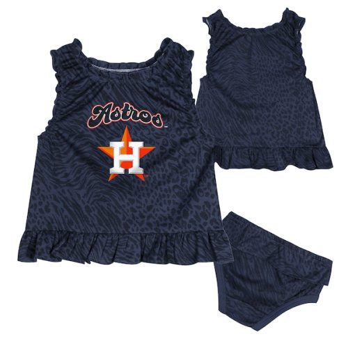 Infant Houston Astros  Navy Playground Dress & Bloomers Set