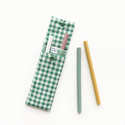 Easy-Clean Reusable Sipper Straws - Esembly
