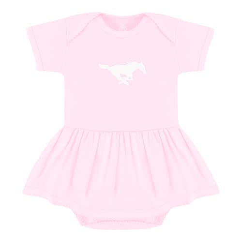 Creative Knitwear College Baby Picot Bodysuit Dress - Team Logo, Multiple Colors, for Baby Girls (0-24 Months)