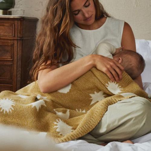 Cozmo Golden Moon Star Blanket