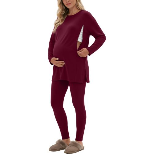 Neer Maternity Nursing Pajamas Sets 2 Piece Outfits
