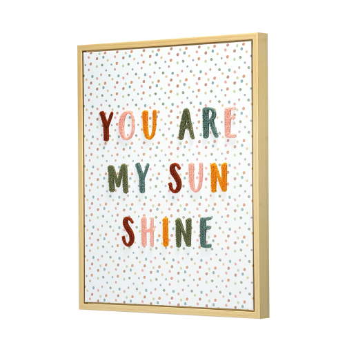 Crystal Art Gallery My Sunshine Inspiration Framed Digital Print 16" x 20"