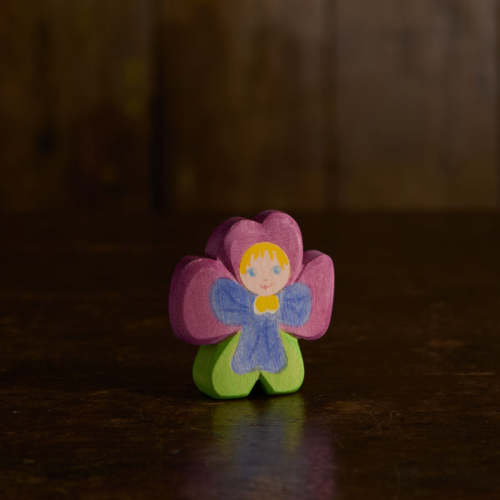 Handcrafted Wooden Flower Child Pansy – MamaOwl