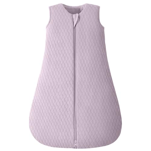 Yoofoss Baby Sleep Sack 12-18 Months TOG 2.5 Winter Baby Wearable Blanket, 100% Organic Cotton Toddler Sleeping Sack 2-Way Zipper Warm Quilted Sleep Sack