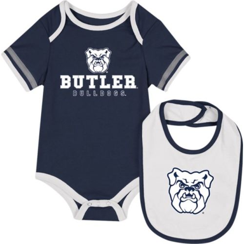 Butler University Infant's Bulldogs Bodysuit Bib Set