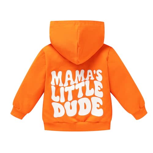 Toddler Baby Boy Fall Winter Hooded Clothes Baby Boy Hoodie Tops Letter Printed Long Sleeve Sweatshirt
