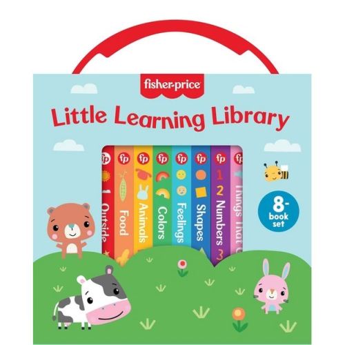 Fisher-Price: Little Learning Library (8-Book Set) - by Mattel (Board Book)