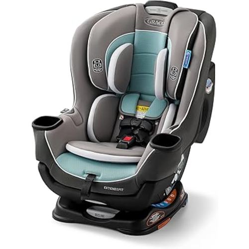 Graco Extend2Fit Convertible Baby Car Seat, Rear and Forward Facing, Adjustable Extension Panel for Extra Legroom, Spire