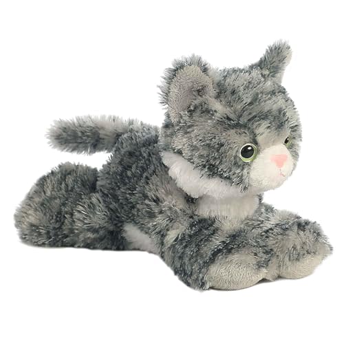 Aurora Mini Flopsie 8" Lily Adorable Stuffed Animal | Compact tummy-lying animals with bean-filled stability