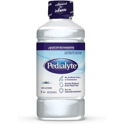 Pedialyte Electrolyte Solution, 33.8 Fl Oz Bottle, Unflavored