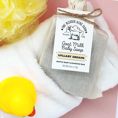 Baby Cleansing Bar Soap Lullaby Dreams Infant Soap Baby Powder Soap Gift For New Mom Baby Present Newborn Baby Skincare Gift Baby Bathtime