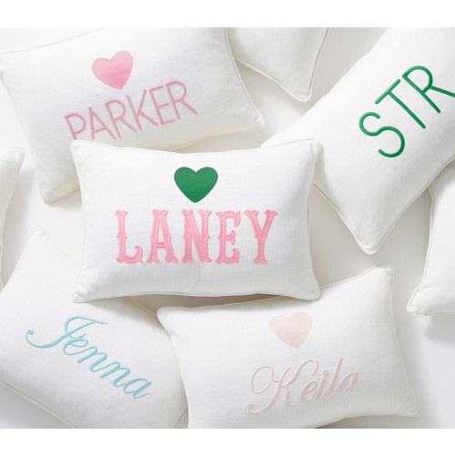 Heart Icon Personalized Pillow Cover