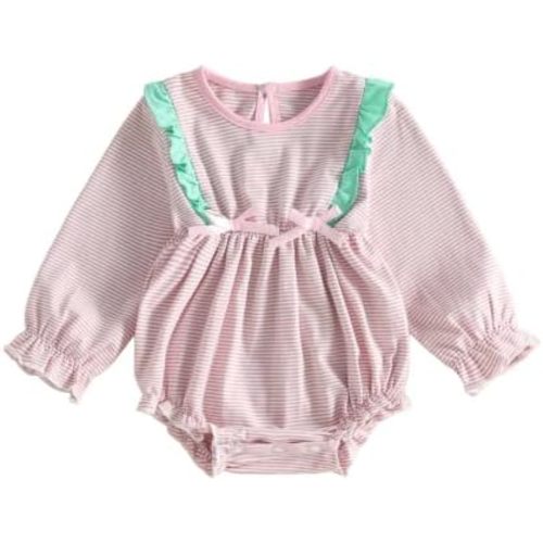Twopumpkin 0-18 Months Baby Girls Bubble Romper Cute Outfit