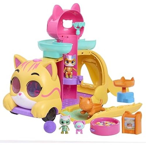 Disney Junior SuperKitties Purr ‘N’ Go Lights and Sounds Playset