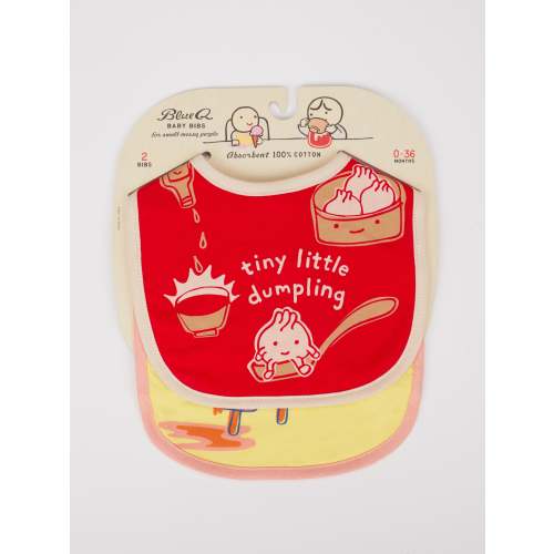 Tiny Little Dumpling/ Wanna Join Me For A Meltdown? Baby Bibs
