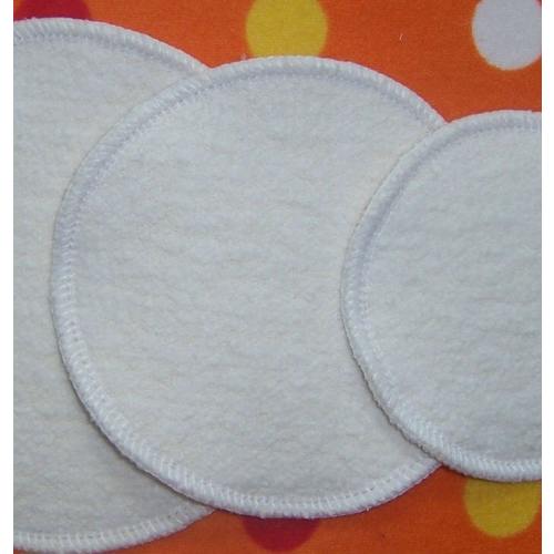 5 inch Heavy Leak Hemp Organic Cotton Fleece Nursing Breastfeeding Pads Night 3-ply Eco Friendly