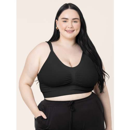 Nellie Sublime® Wireless Bra | Black - Kindred Bravely
