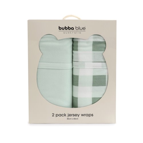 Bubba Blue Sundae Jersey Wrap 2 Pack Greentea