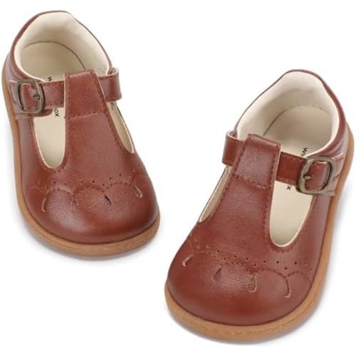 Toddler Girls Mary Jane Dress Shoes Wide Girl Ballet Flats