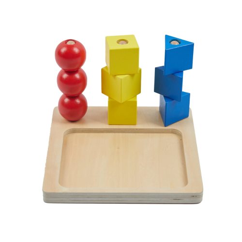 Colored Solids On Dowels
