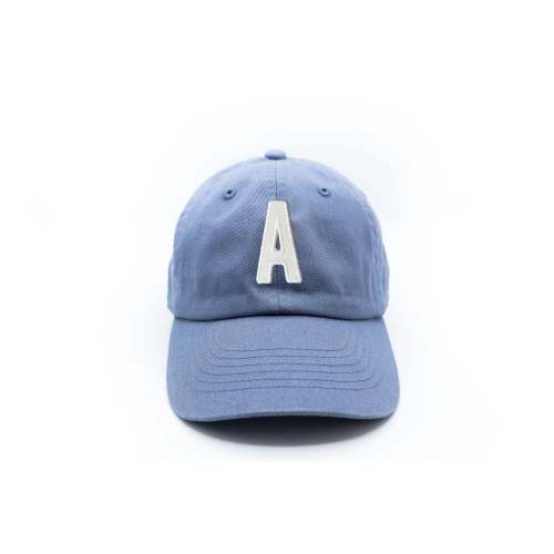 Dusty Blue Letter Baseball Hat