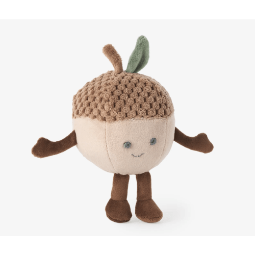 Acorn Plush Rattle – Elegant Baby