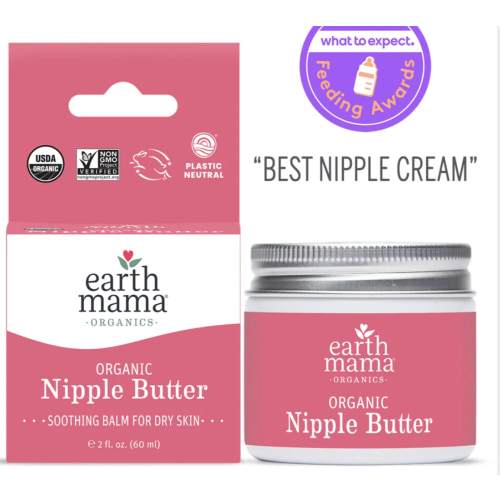 Organic Nipple Butter Breastfeeding Cream | Earth Mama